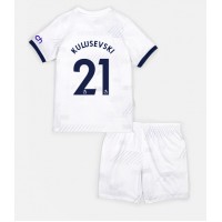 Tottenham Hotspur Dejan Kulusevski #21 Heimtrikotsatz Kinder 2023-24 Kurzarm (+ Kurze Hosen)